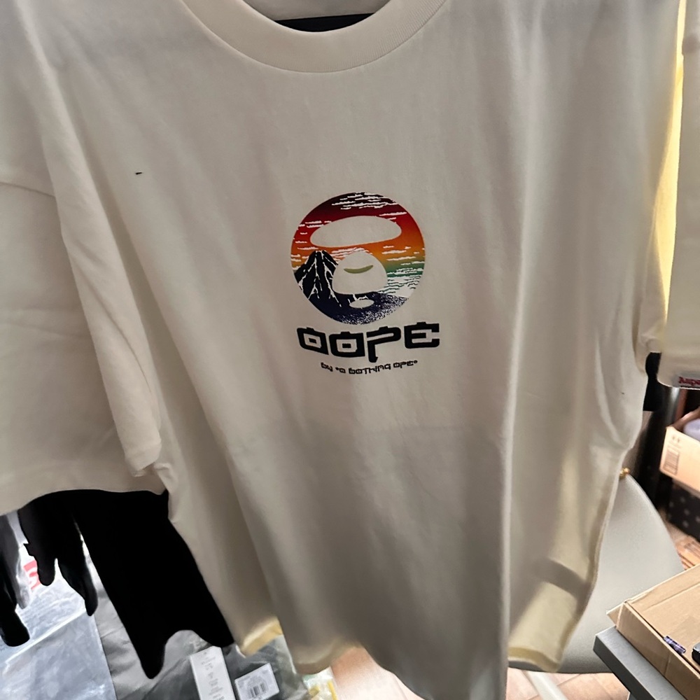 OOPE Cream Short Sleeve Tee